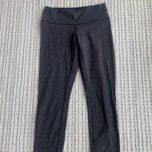 Black Print Lululemon Leggings